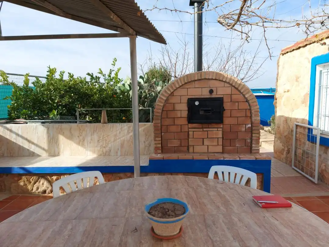 Jardí de Finca rústica en venda en Fuente Álamo de Murcia amb Aire condicionat, Calefacció i Jardí privat