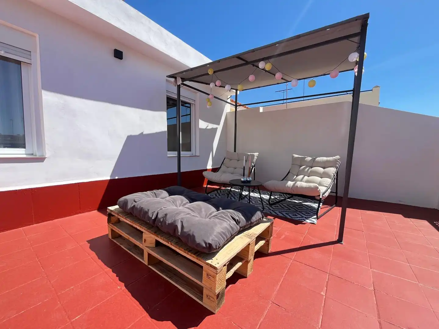 Terraza de Casa adosada en venta en Cartagena con Parquet, Terraza y Trastero