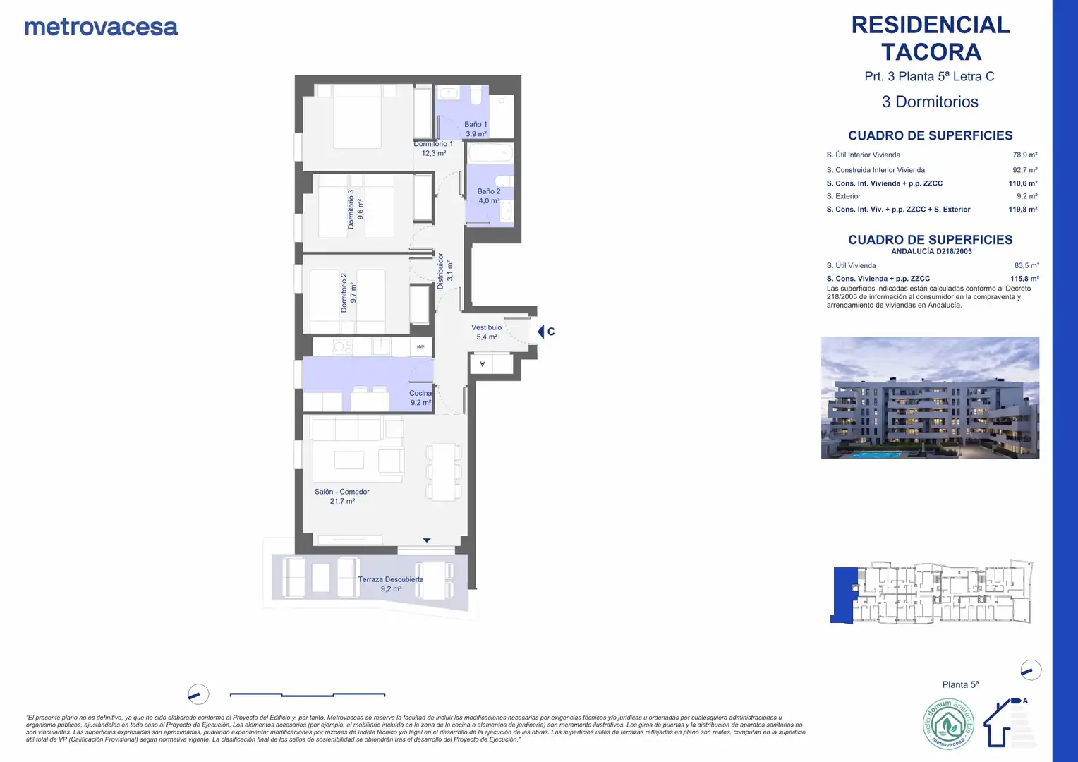 Flat with terrace for sale in SUSDBP Palmas Altas Sur, imagen 2