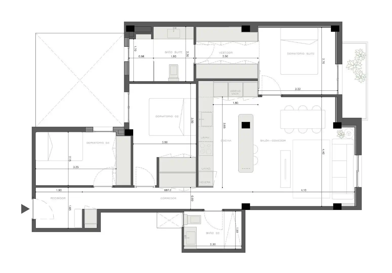Piso con terraza en venta en Extramurs, imagen 43