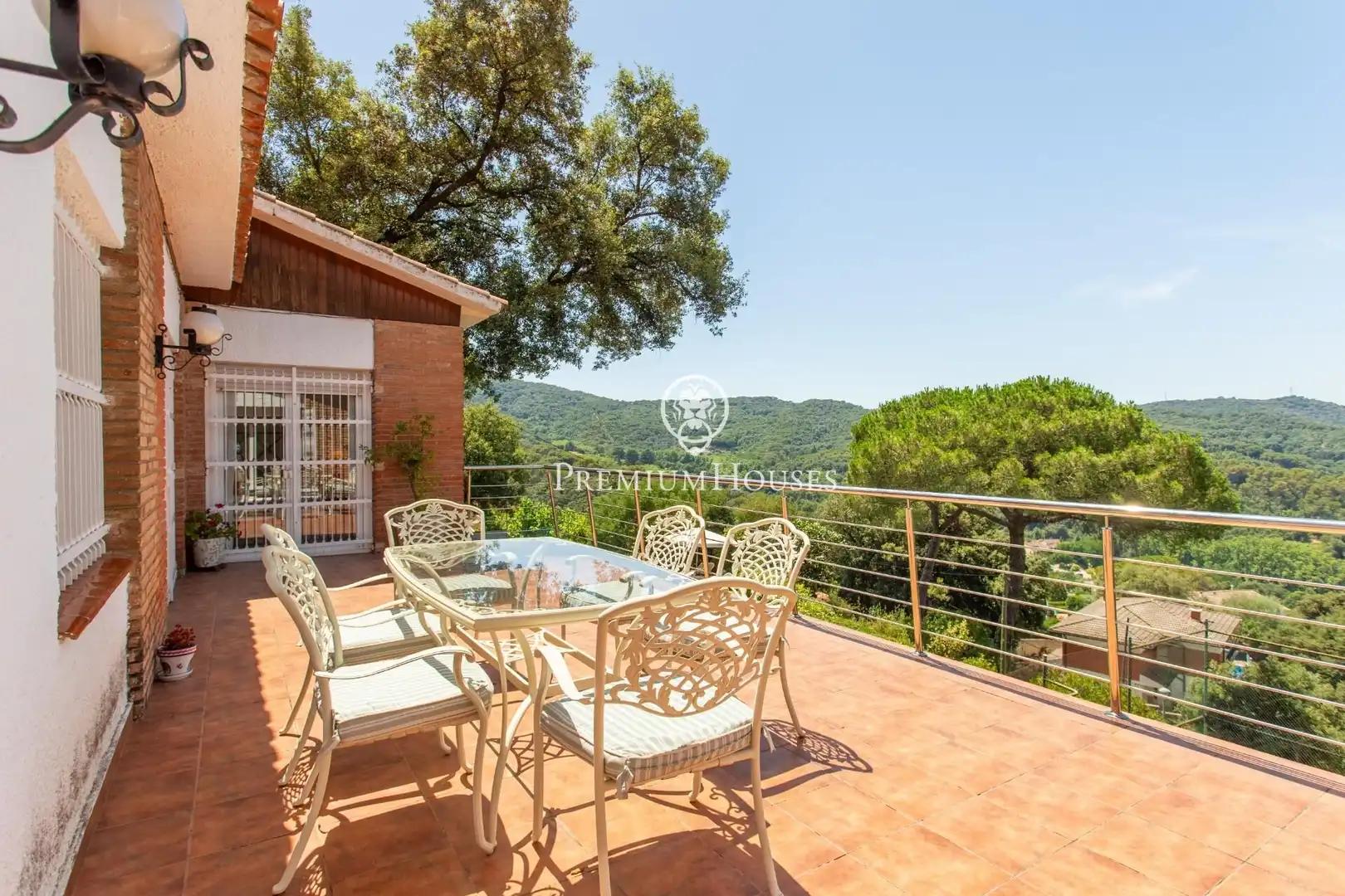 Terraza de Casa o chalet en venta en Vallromanes con Calefacción, Jardín privado y Terraza
