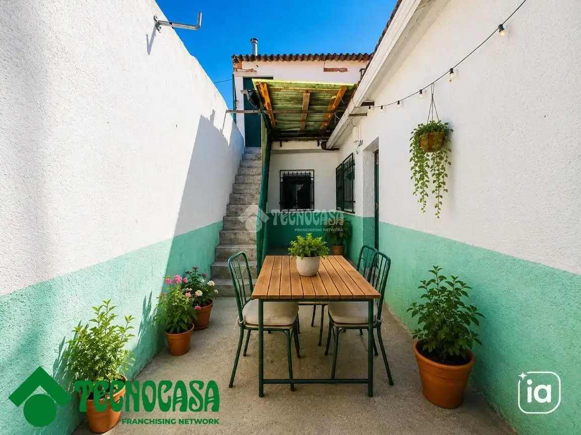 Terrassa de Casa o xalet en venda en Las Ventas Con Peña Aguilera amb Calefacció i Jardí privat