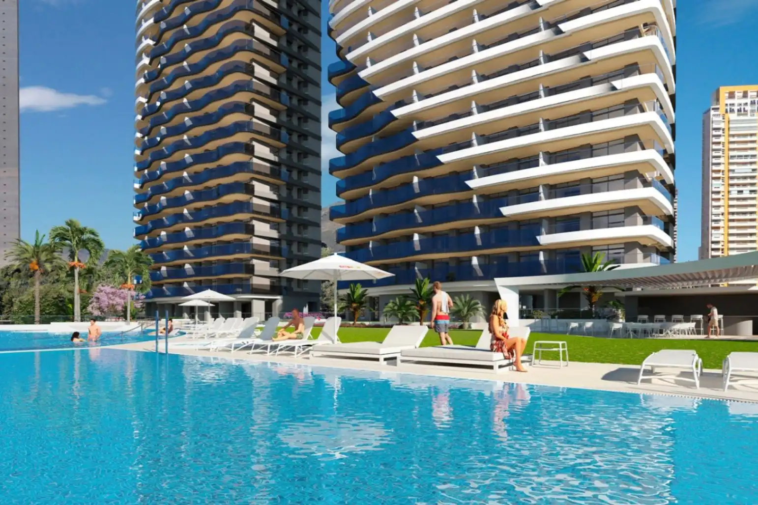 Apartment mit Pool zum Verkauf in Playa de Poniente, imagen 4