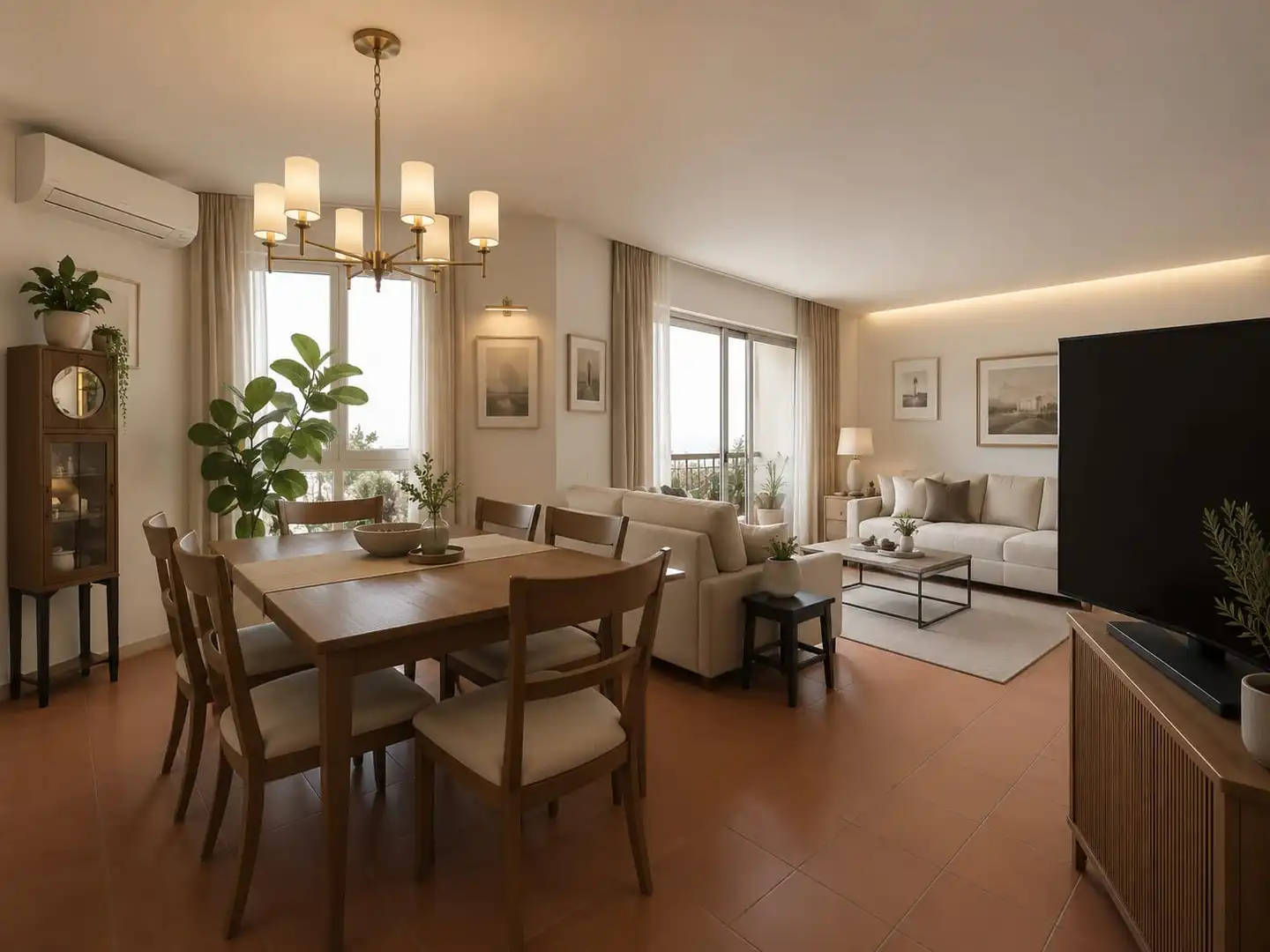 Sala d'estar de Apartament en venda en Málaga amb Aire condicionat, Terrassa i Balcó
