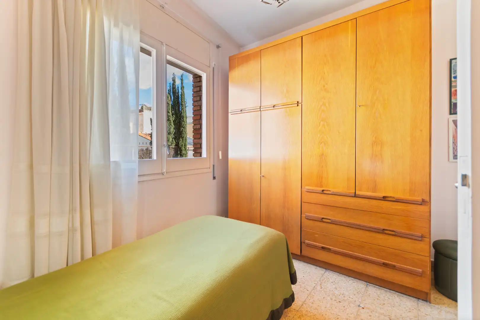 Bedroom of Flat for sale in Barcelona  with Heating, Terrace and Balcony