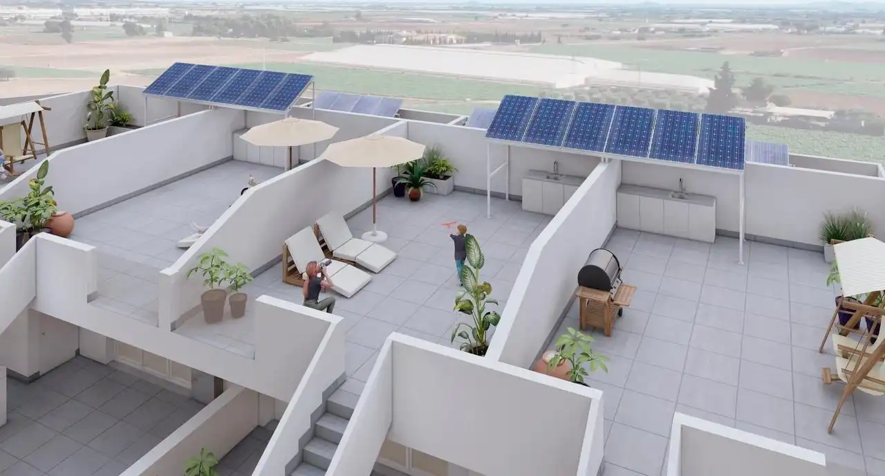 Terraza de Casa o chalet en venta en Torre-Pacheco con Aire acondicionado, Calefacción y Terraza