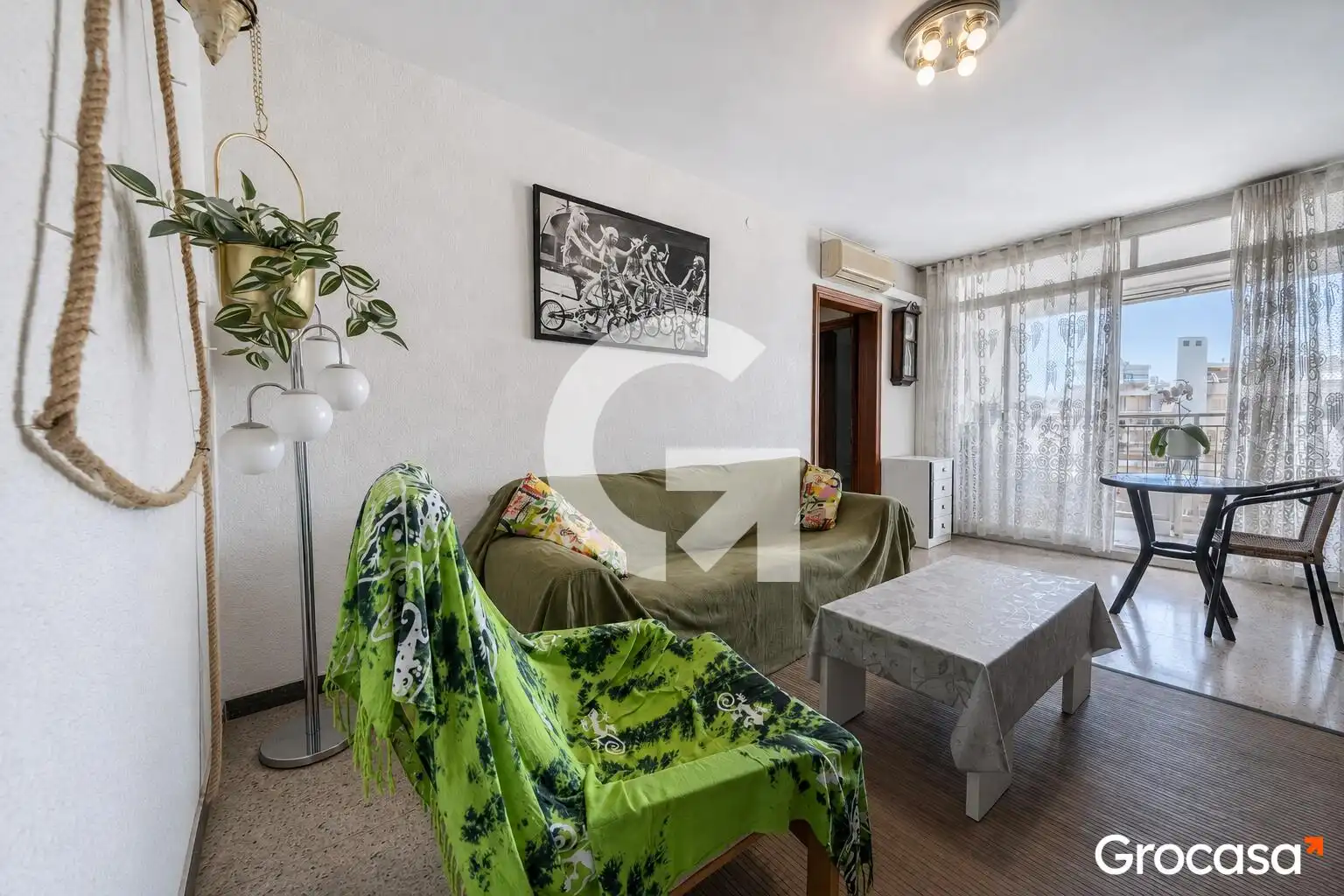 Sala de estar de Piso en venta en Cubelles con Aire acondicionado y Terraza