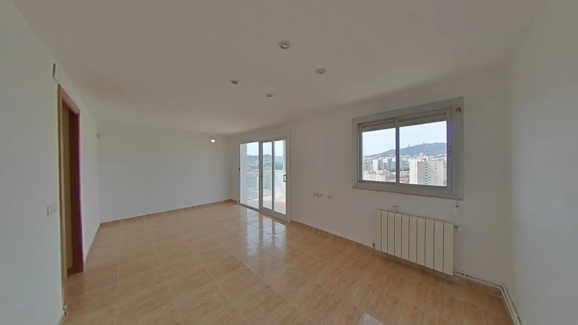 Sala de estar de Piso en venta en Barcelona con Calefacción y Amueblado