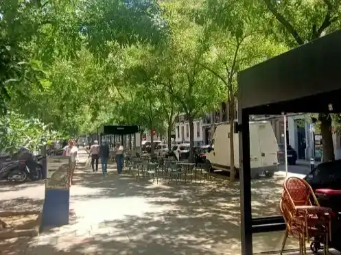 Exterior view of Flat for rent in  Madrid Capital  with Air Conditioner