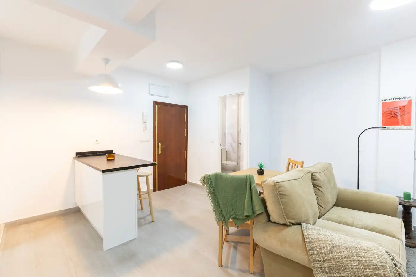 Wohnzimmer von Wohnung zur Miete in Madrid mit Klimaanlage, Heizung und Möbliert