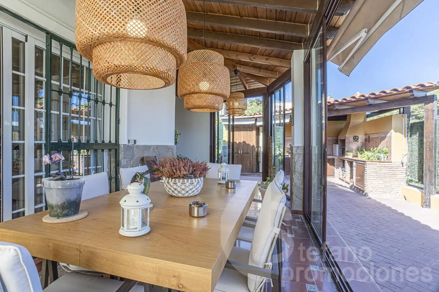 Terrassa de Casa o xalet en venda en Málaga amb Aire condicionat, Jardí privat i Terrassa
