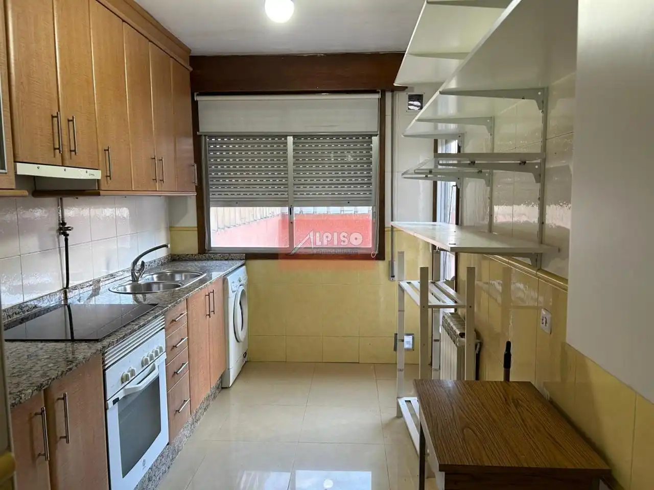 Kitchen of Flat for sale in Ourense Capital   with Heating, Parquet flooring and Terrace