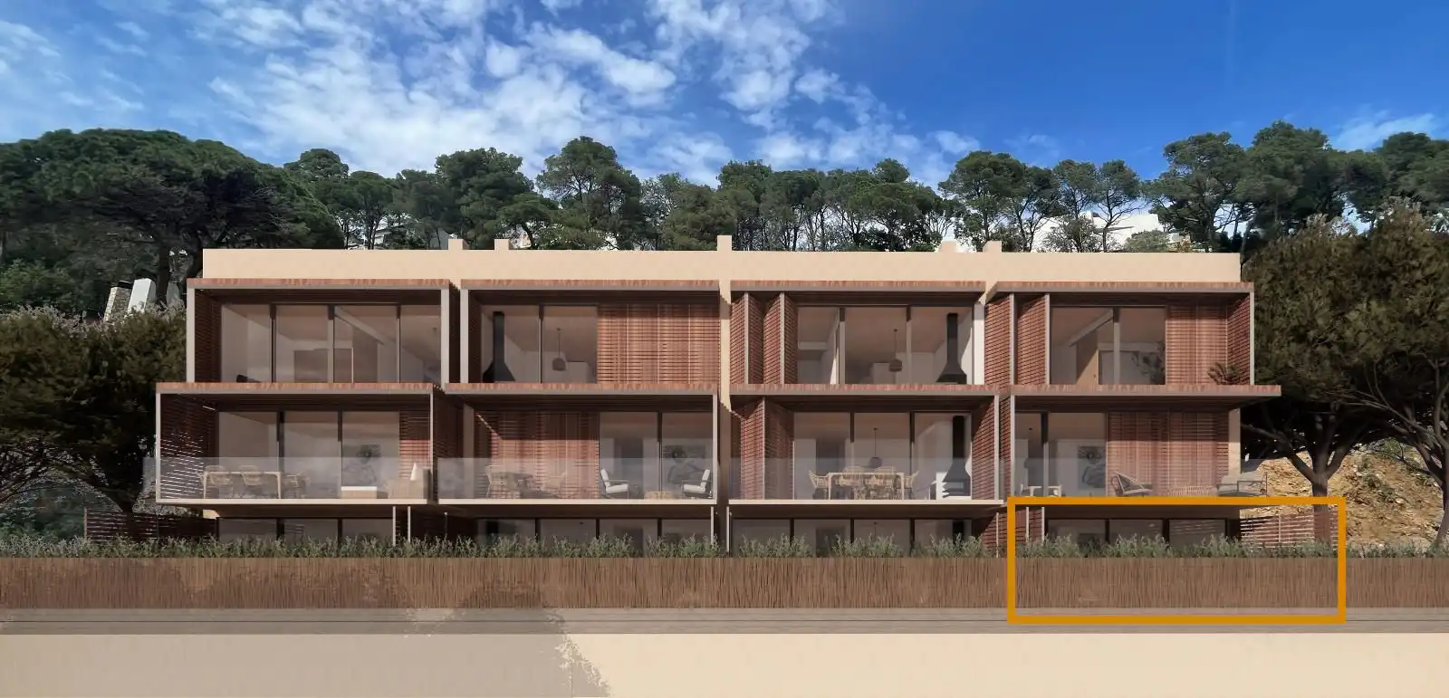Vista exterior de Piso en venta en Palafrugell con Calefacción, Jardín privado y Terraza