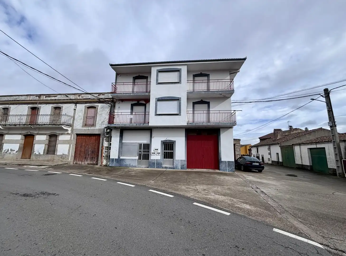 Exterior view of Flat for sale in Santibáñez de Béjar  with Heating, Private garden and Terrace