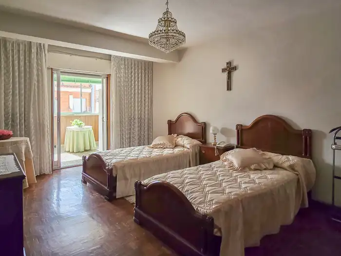 Schlafzimmer von Wohnung zum Verkauf in Alcobendas mit Heizung, Parkett und Terrasse