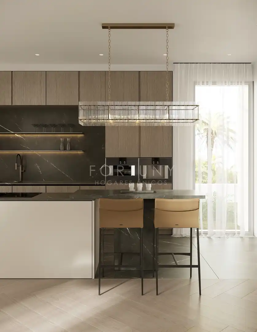 Cocina de Casa o chalet en venta en Marbella con Aire acondicionado, Calefacción y Jardín privado