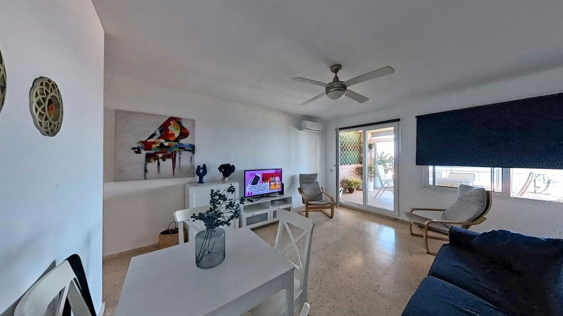Living room of Attic for sale in Alicante / Alacant  with Air Conditioner, Terrace and Oven
