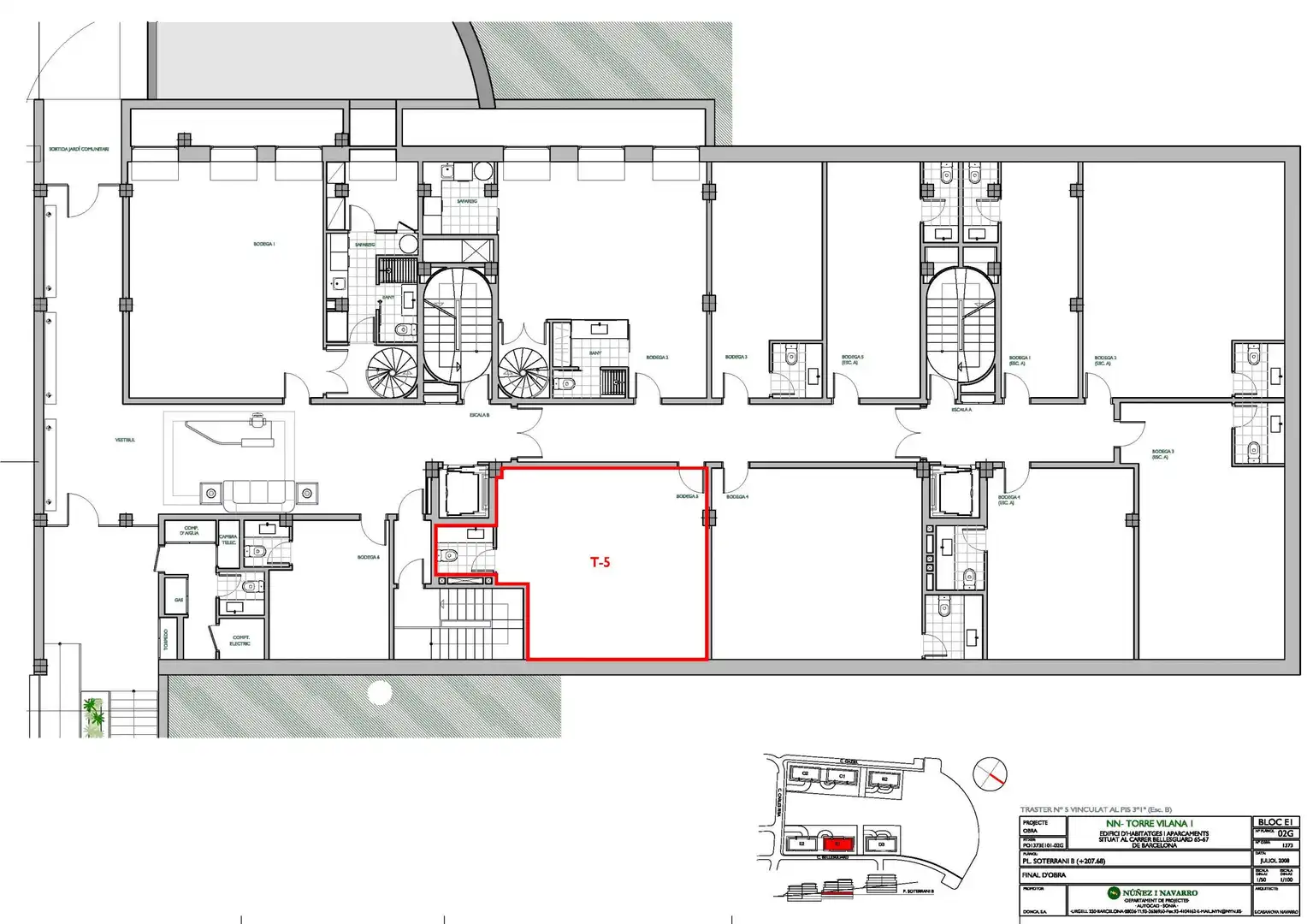 Flat for rent in Barcelona  with Private garden, Parquet flooring and Terrace