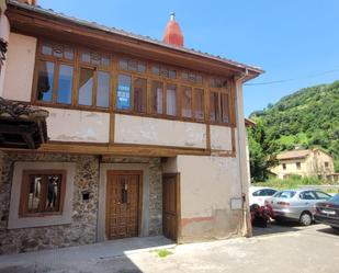 Exterior view of Single-family semi-detached for sale in Aller  with Heating, Terrace and Storage room