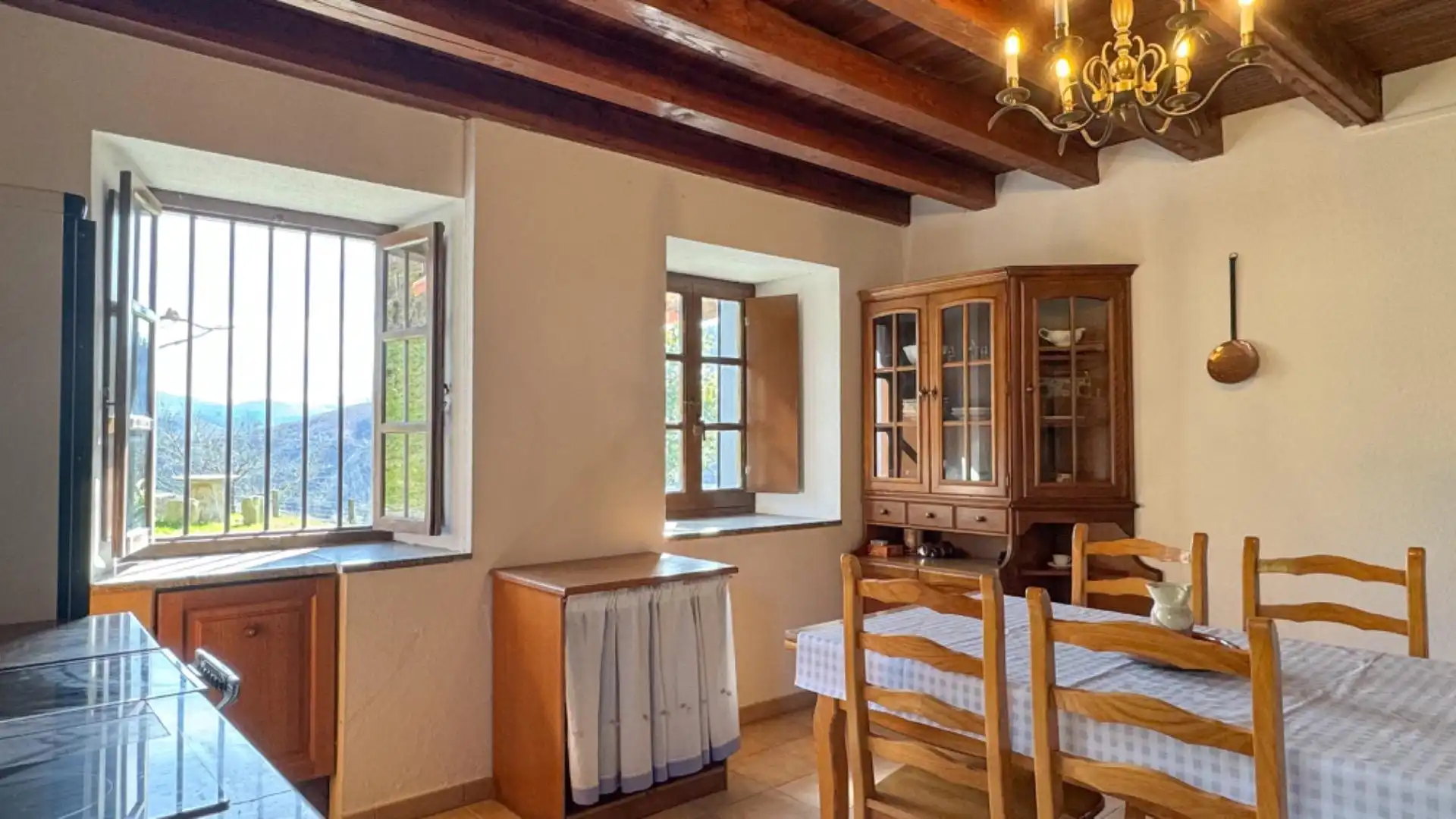 Comedor de Finca rústica en venta en Mendaro con Calefacción, Jardín privado y Terraza