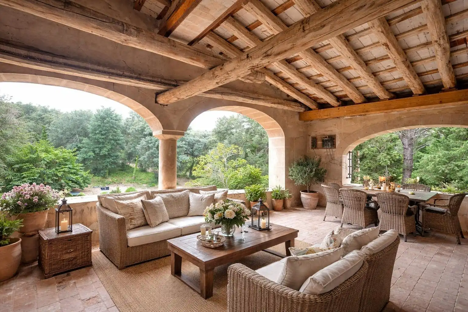 Terrace of Country homes for sale in Flaçà