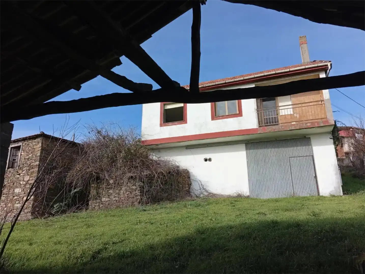 Vista exterior de Casa o xalet en venda en Vilardevós amb Balcó