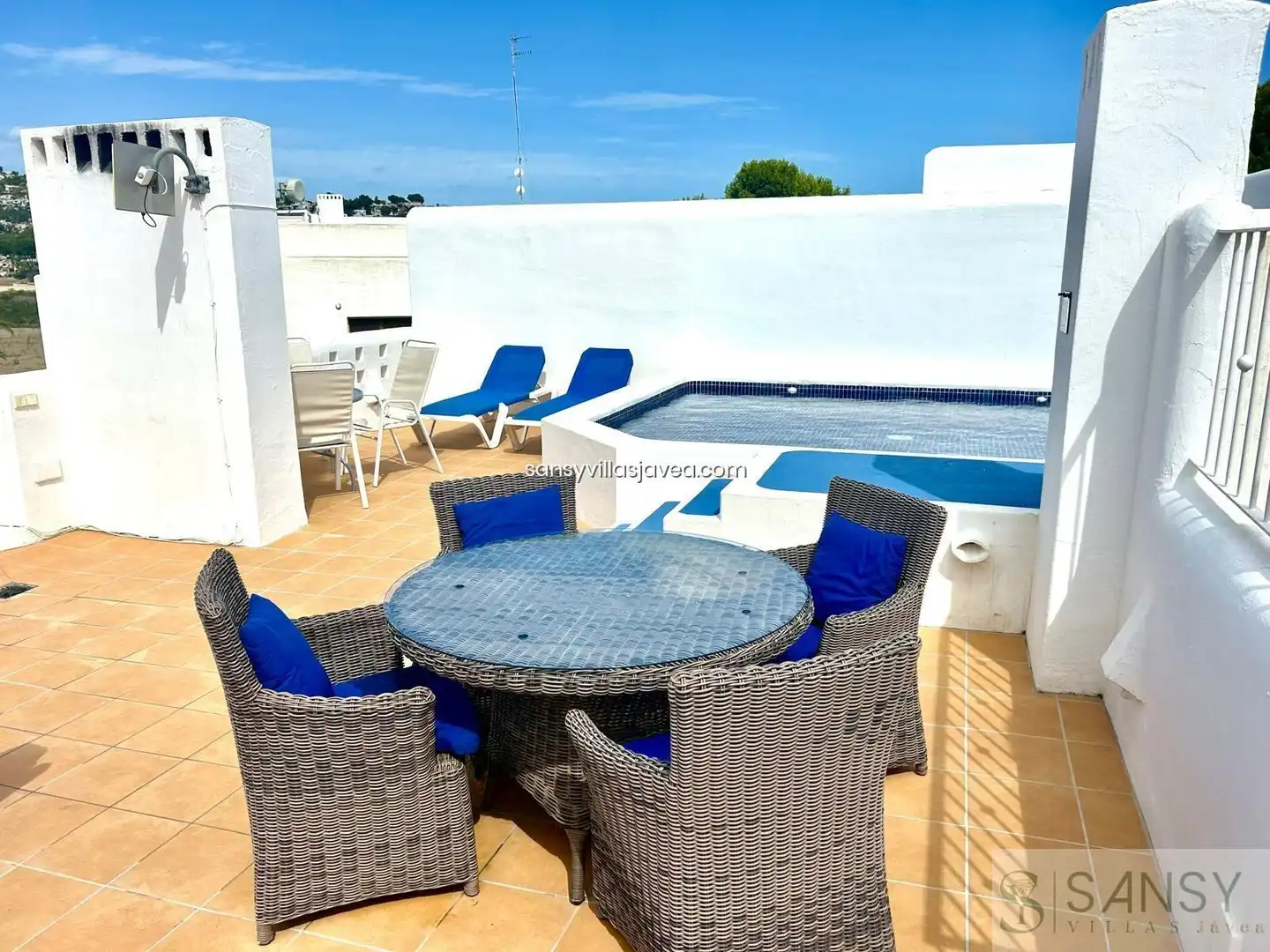 Terraza de Ático en venta en Moraira con Aire acondicionado y Trastero