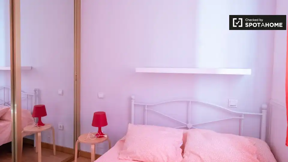 Habitación de Piso de alquiler en Madrid con Aire acondicionado, Calefacción y Amueblado