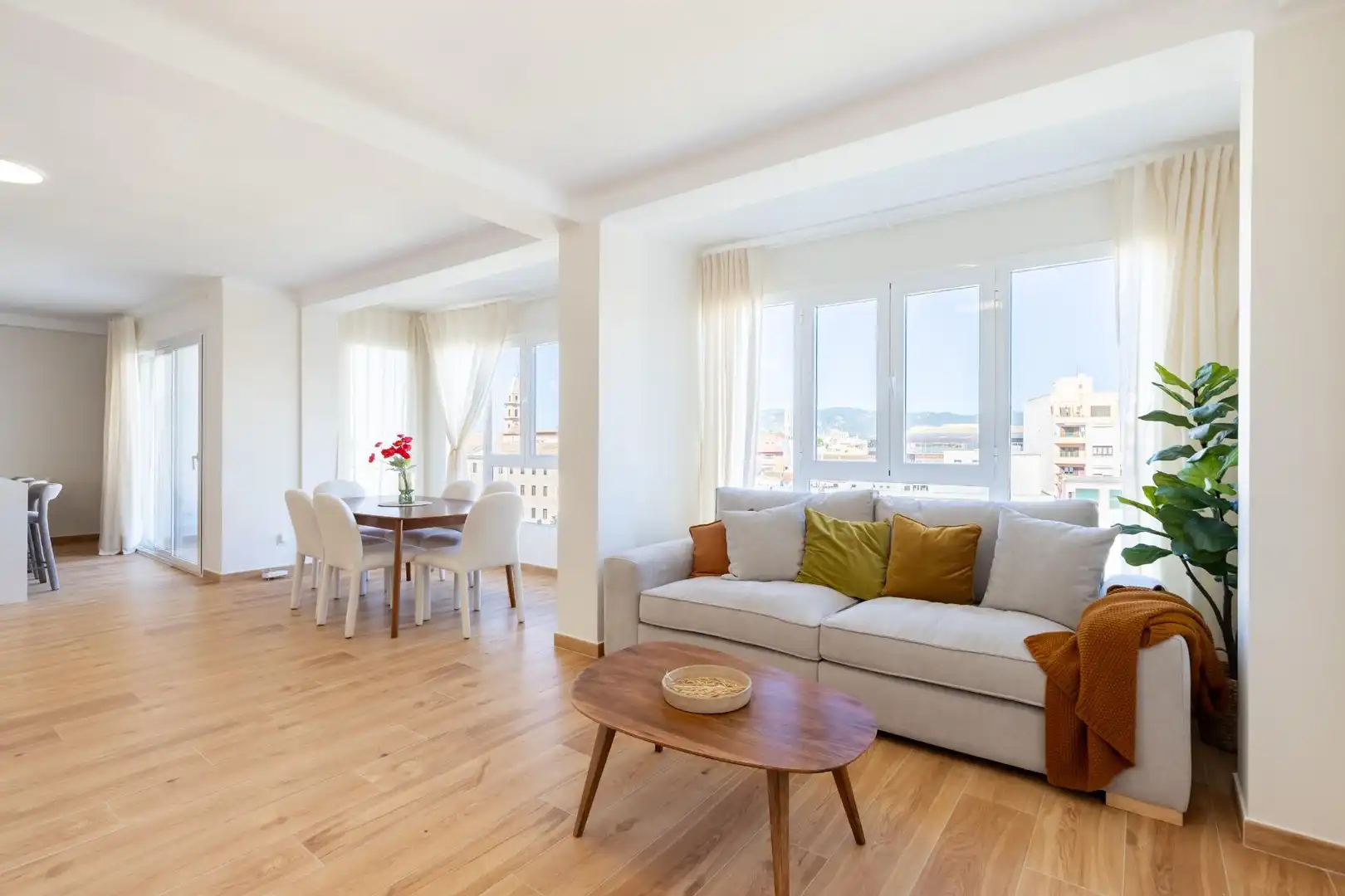 Sala de estar de Piso en venta en  Palma de Mallorca con Aire acondicionado, Calefacción y Terraza