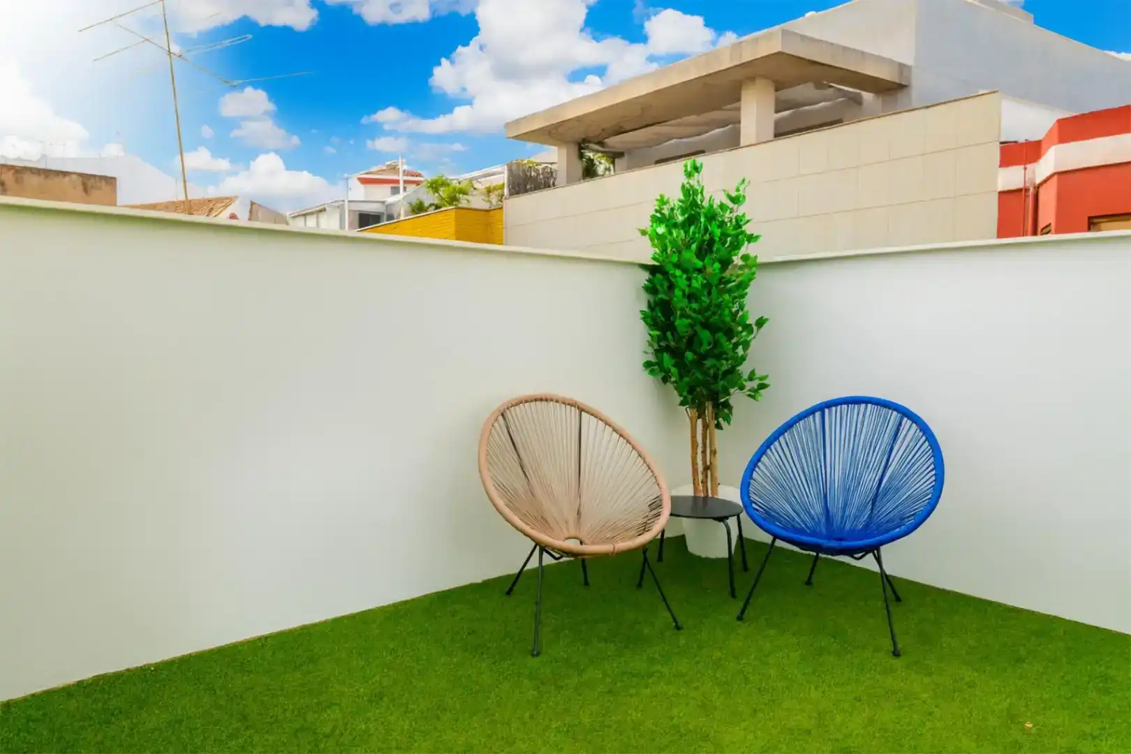 Terrasse von Wohnung zur Miete in San Vicente del Raspeig / Sant Vicent del Raspeig mit Klimaanlage