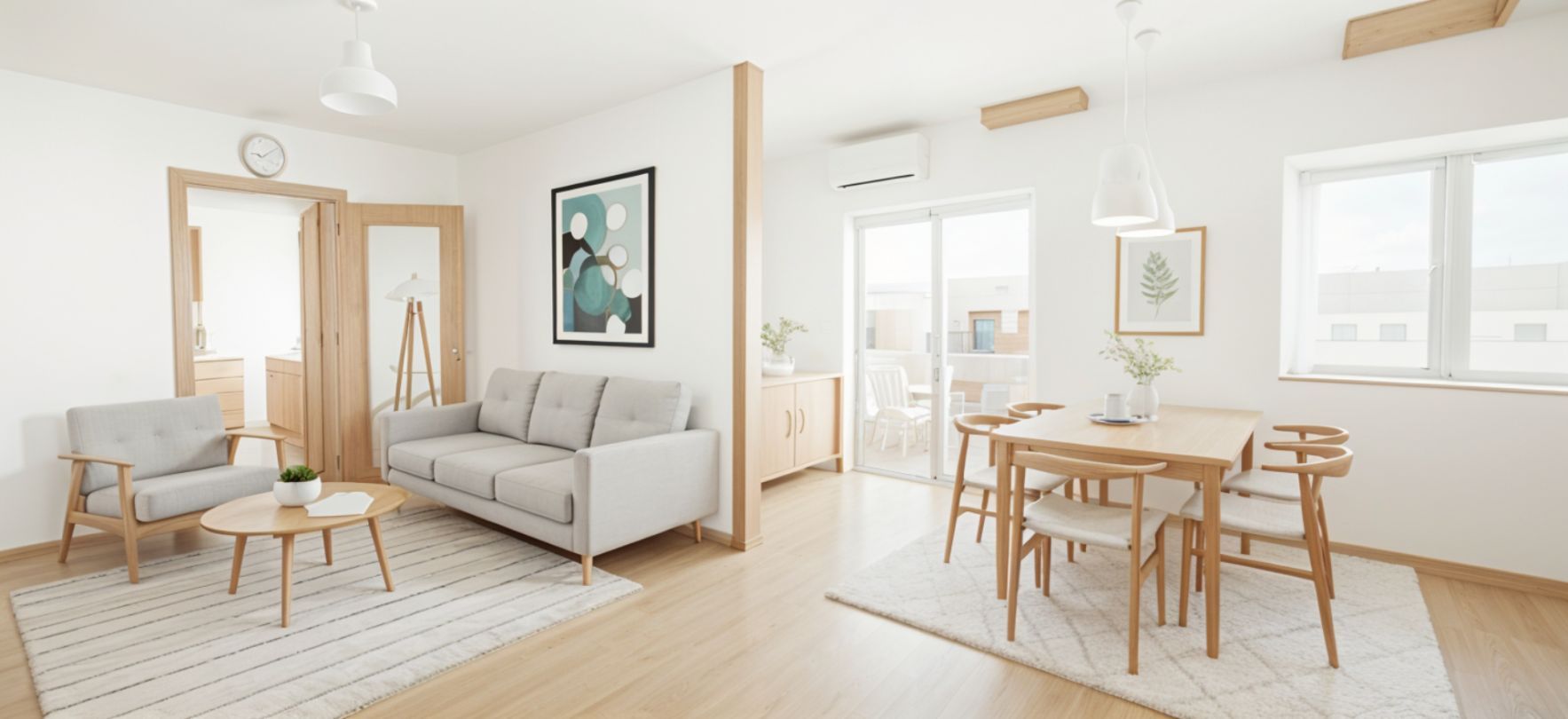 Living room of Flat for sale in  Madrid Capital  with Heating and Balcony