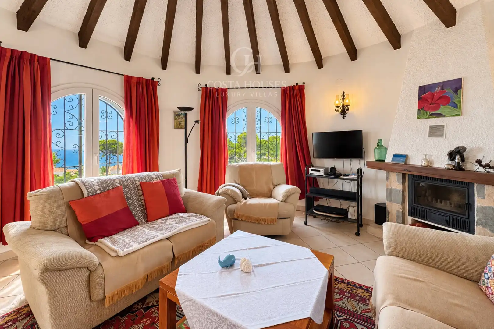 Sala de estar de Casa o chalet en venta en Portichol - Balcón al Mar