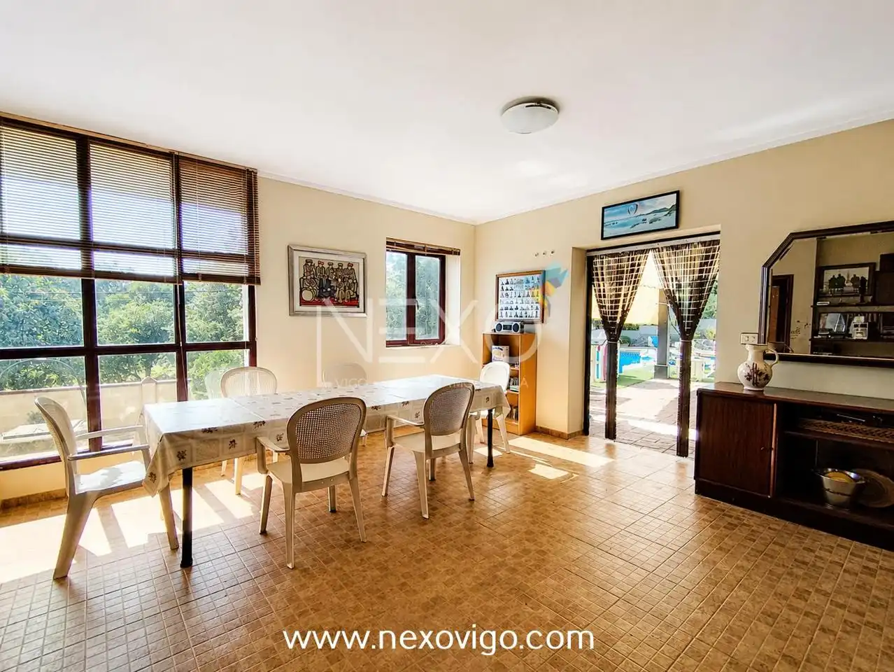 Esszimmer von Haus oder Chalet zum Verkauf in Cangas  mit Heizung, Privatgarten und Terrasse