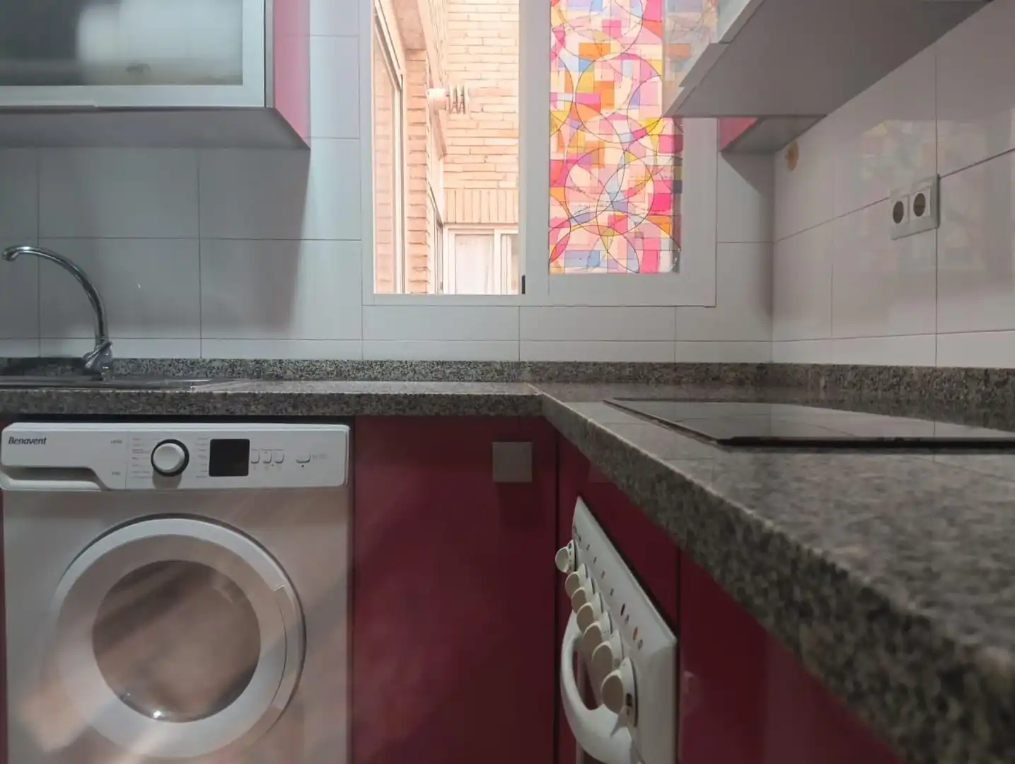 Cocina de Piso de alquiler en Granada con Terraza y Amueblado