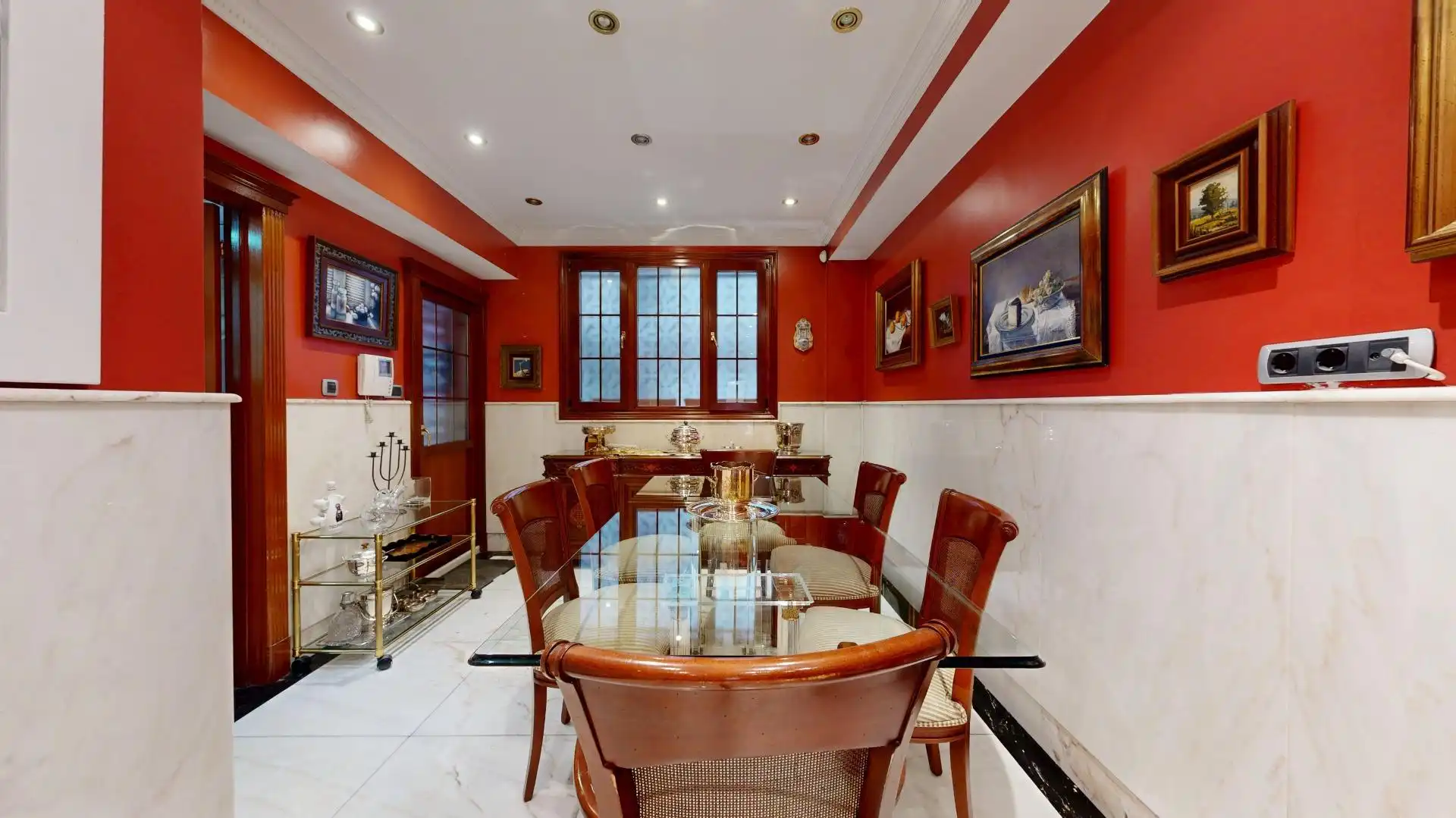 Dining room of Flat for sale in Bilbao   with Heating, Terrace and Balcony