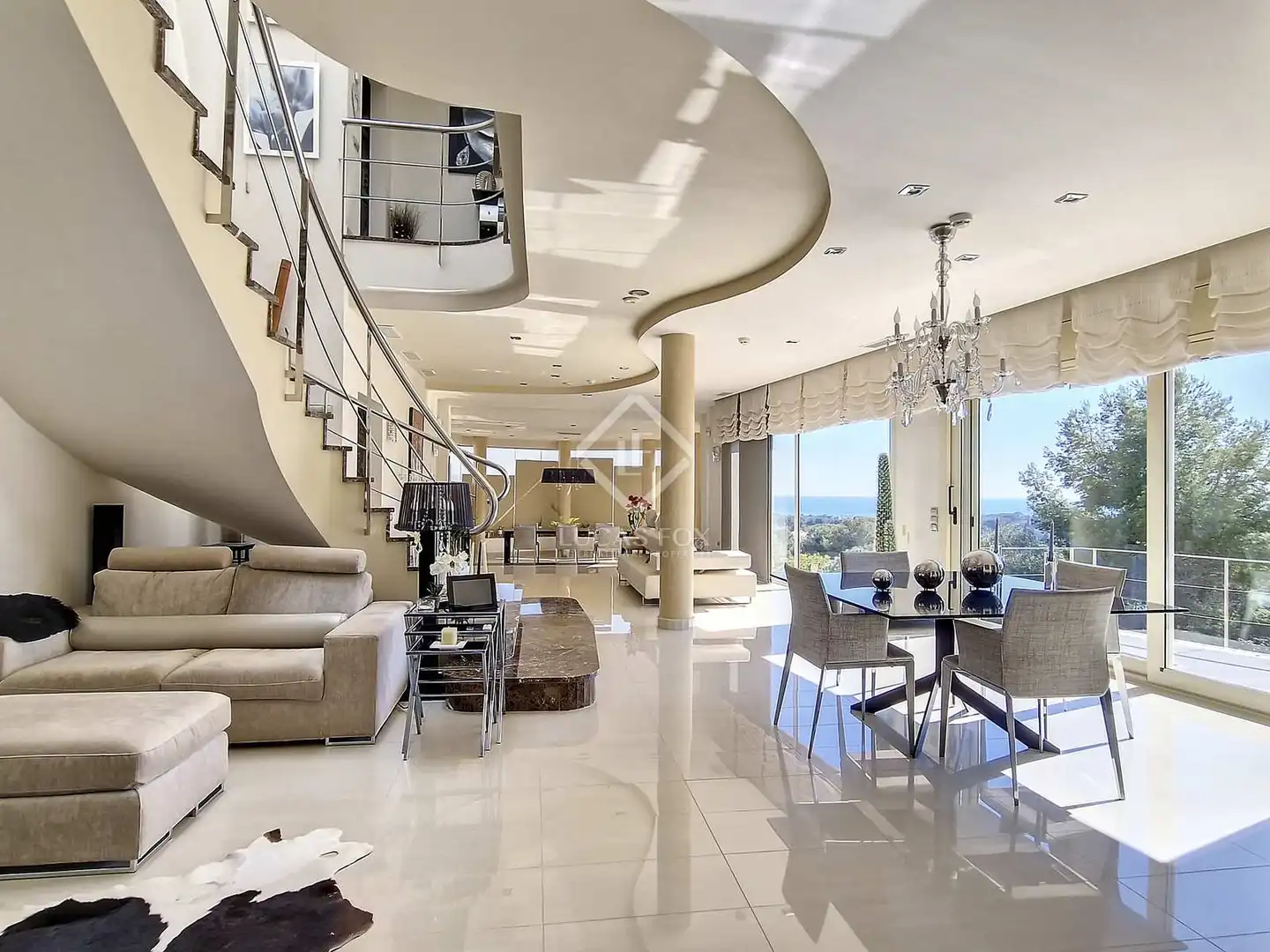 Sala de estar de Casa o chalet en venta en Cunit con Aire acondicionado, Calefacción y Jardín privado