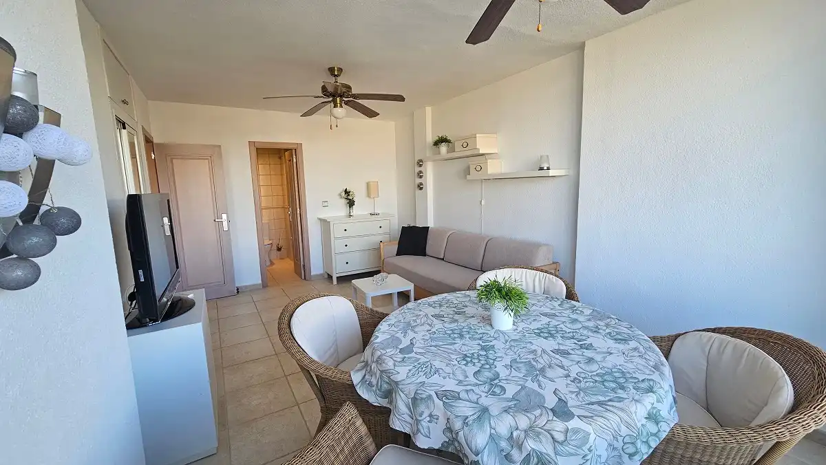 Sala de estar de Apartamento en venta en Santa Pola con Aire acondicionado y Piscina comunitaria