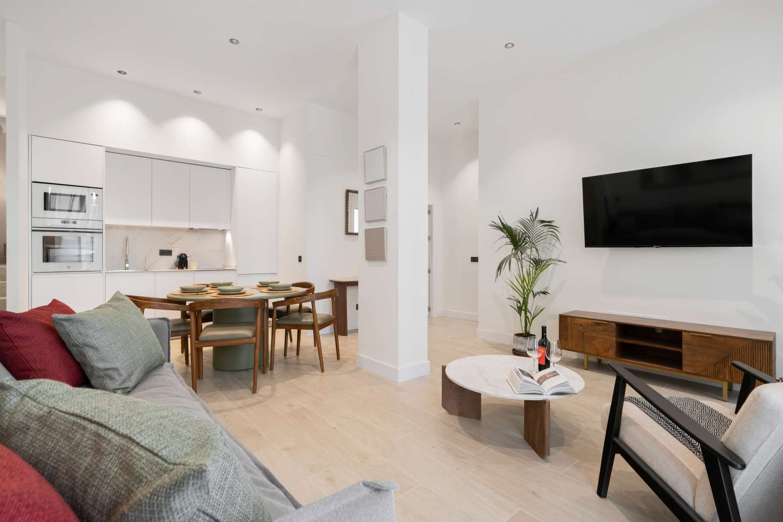 Sala d'estar de Apartament per a compartir en  Madrid Capital amb Aire condicionat i Terrassa