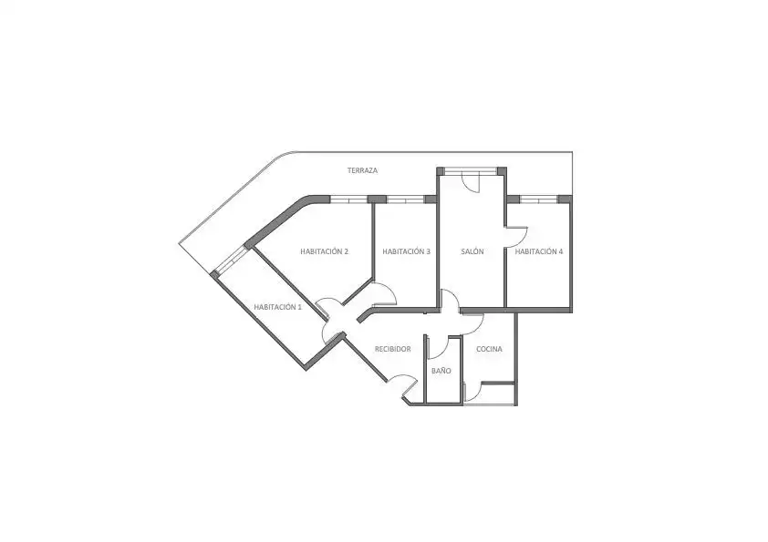 Piso en venta en Calatrava, Fitero