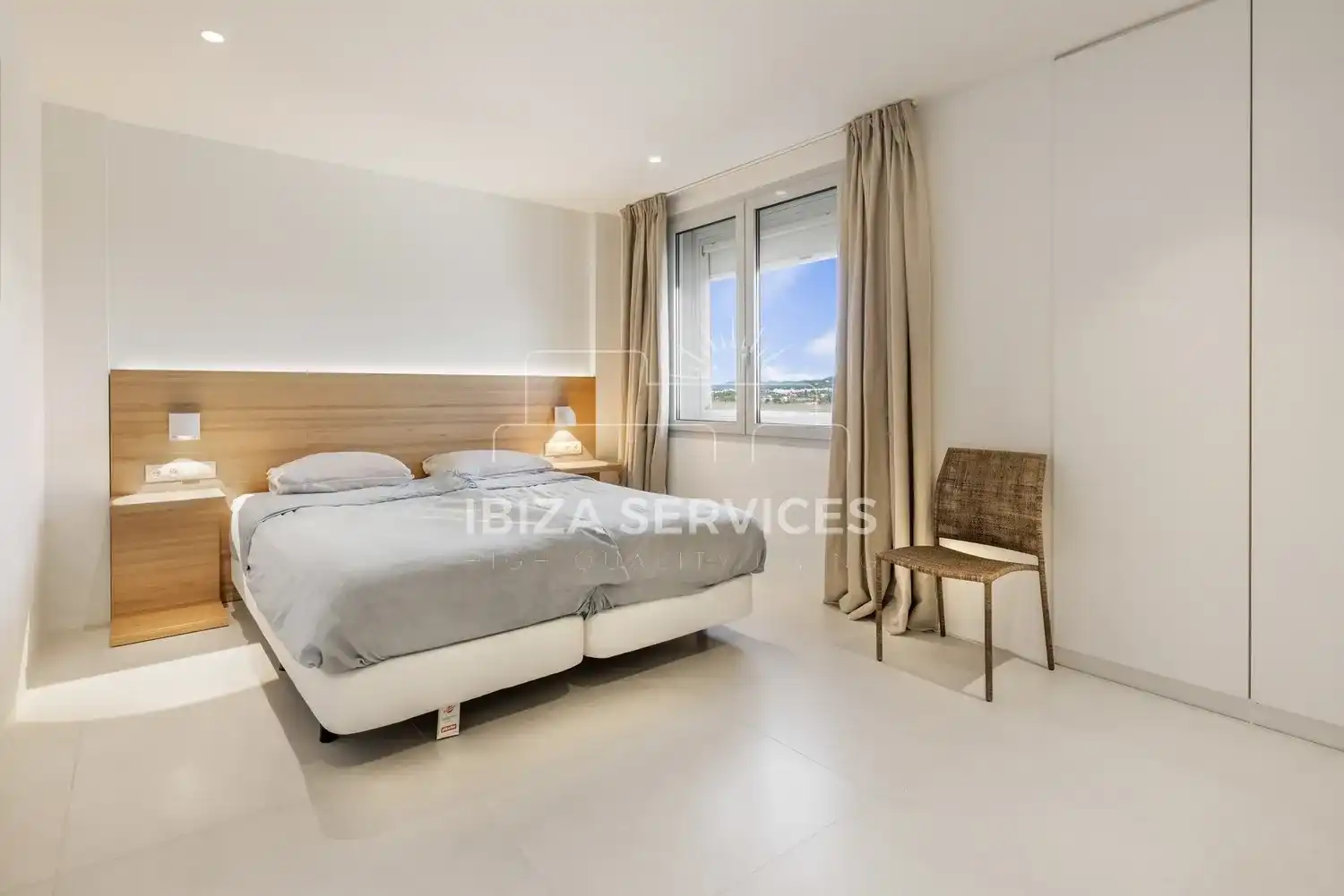 Bedroom of Flat for rent in Eivissa  with Air Conditioner and Swimming Pool