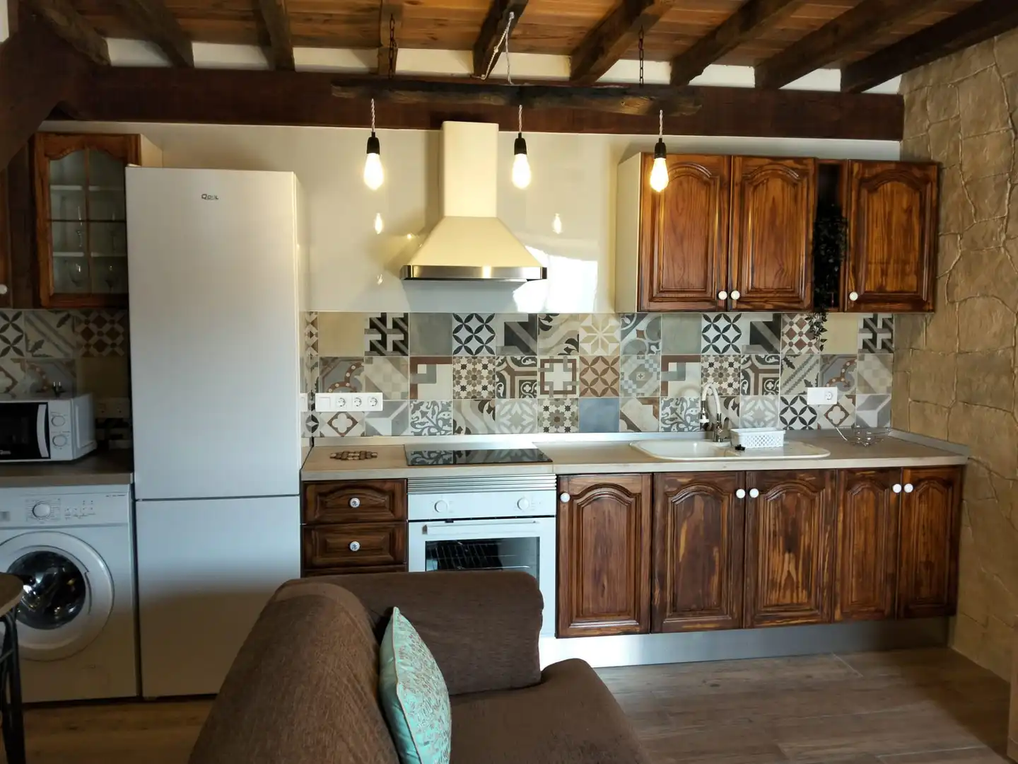 Kitchen of Houses for rent in Fasnia  with Terrace, Furnished and Oven