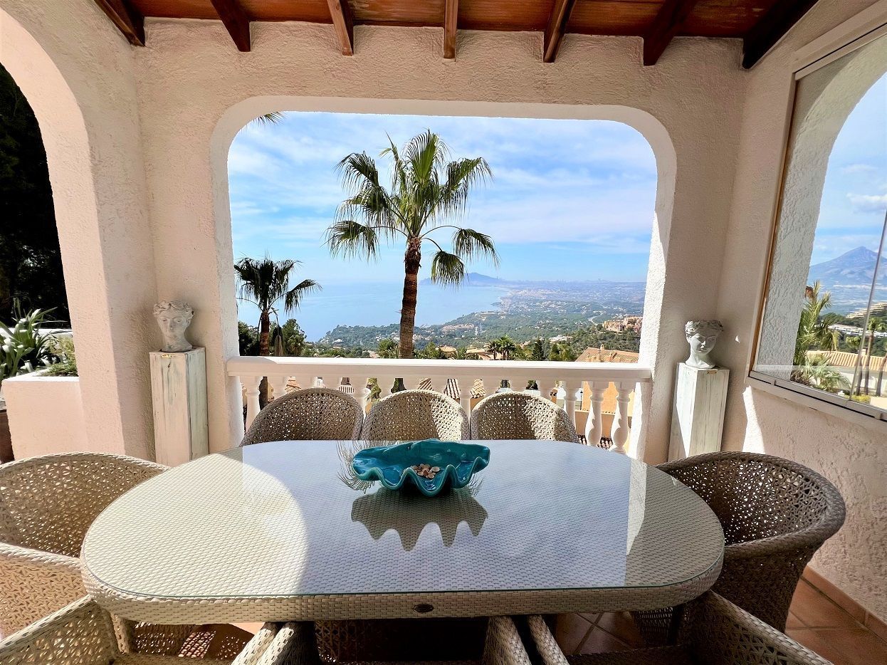 Vista exterior de Casa o chalet de alquiler en Altea con Aire acondicionado, Calefacción y Jardín privado