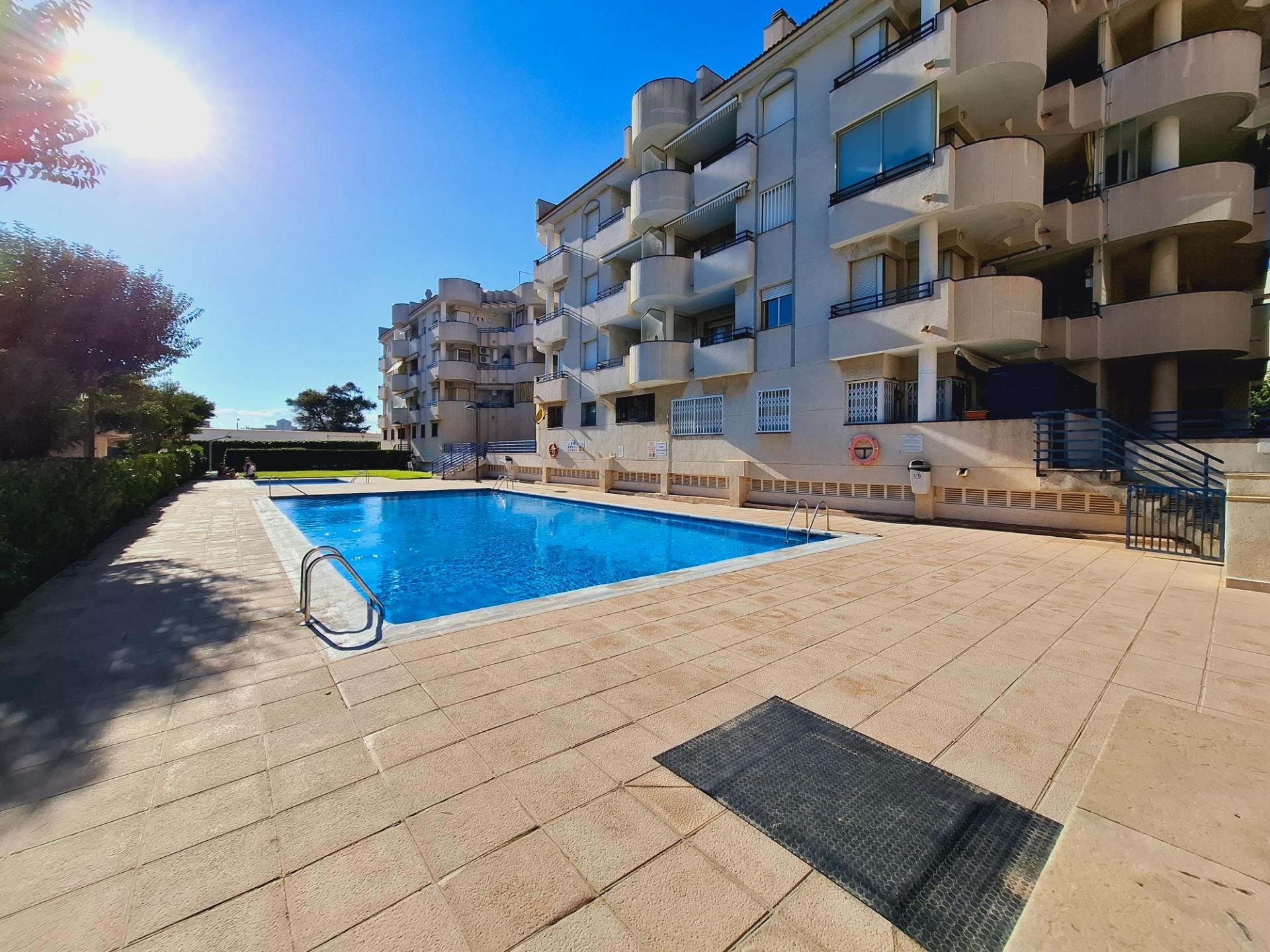 Swimming pool of Planta baja for sale in Cunit  with Heating, Terrace and Balcony