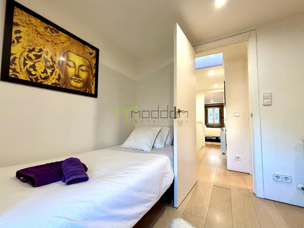 Habitación de Casa o chalet en venta en Santiago de Compostela  con Calefacción, Jardín privado y Amueblado