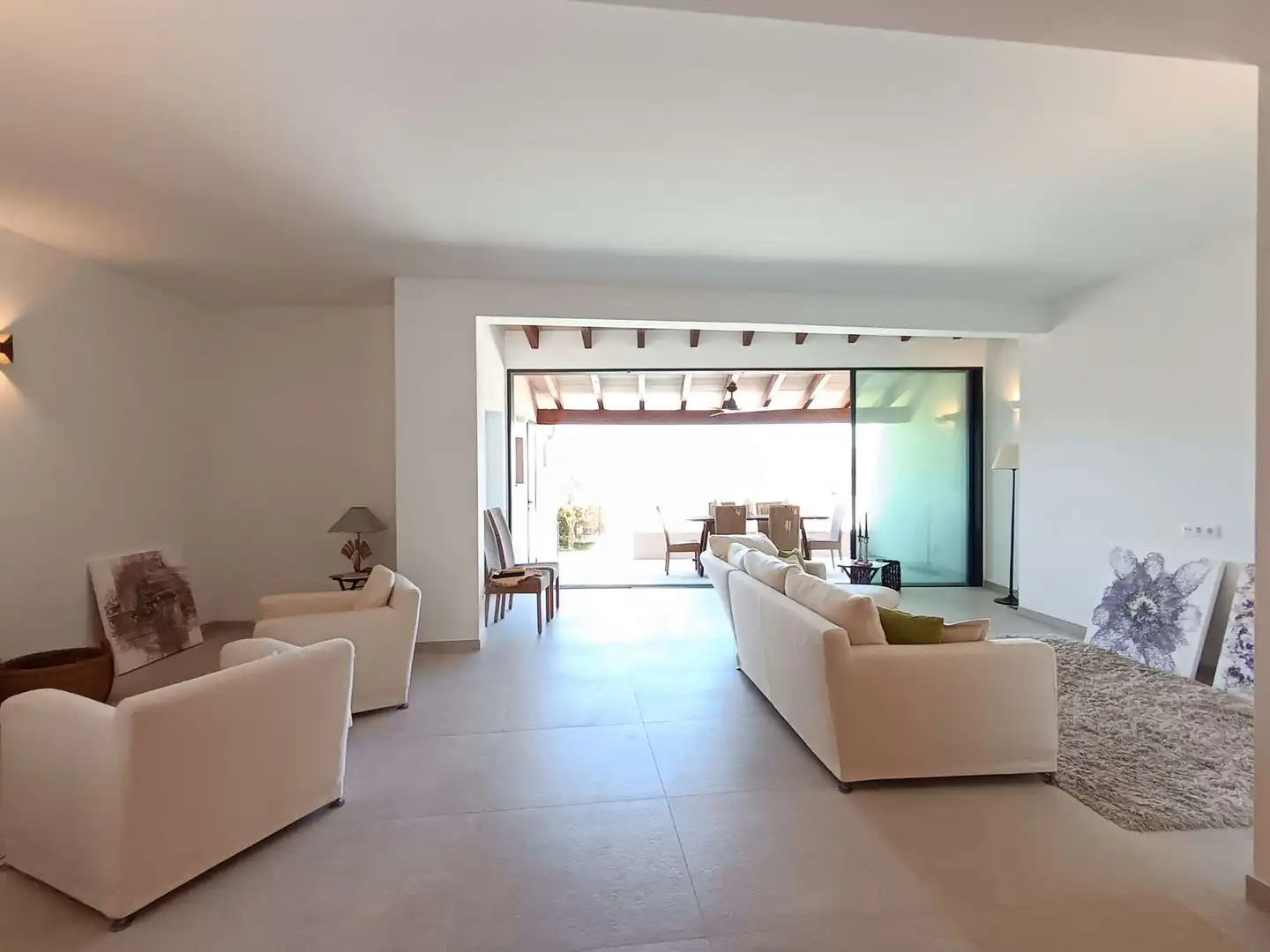 Living room of Houses for sale in Llubí  with Heating, Terrace and Furnished