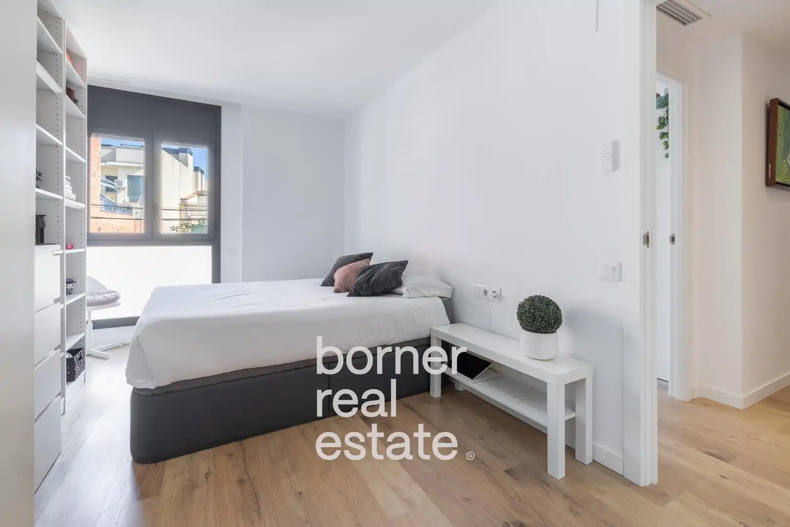 Bedroom of Flat for sale in Terrassa  with Air Conditioner, Heating and Parquet flooring