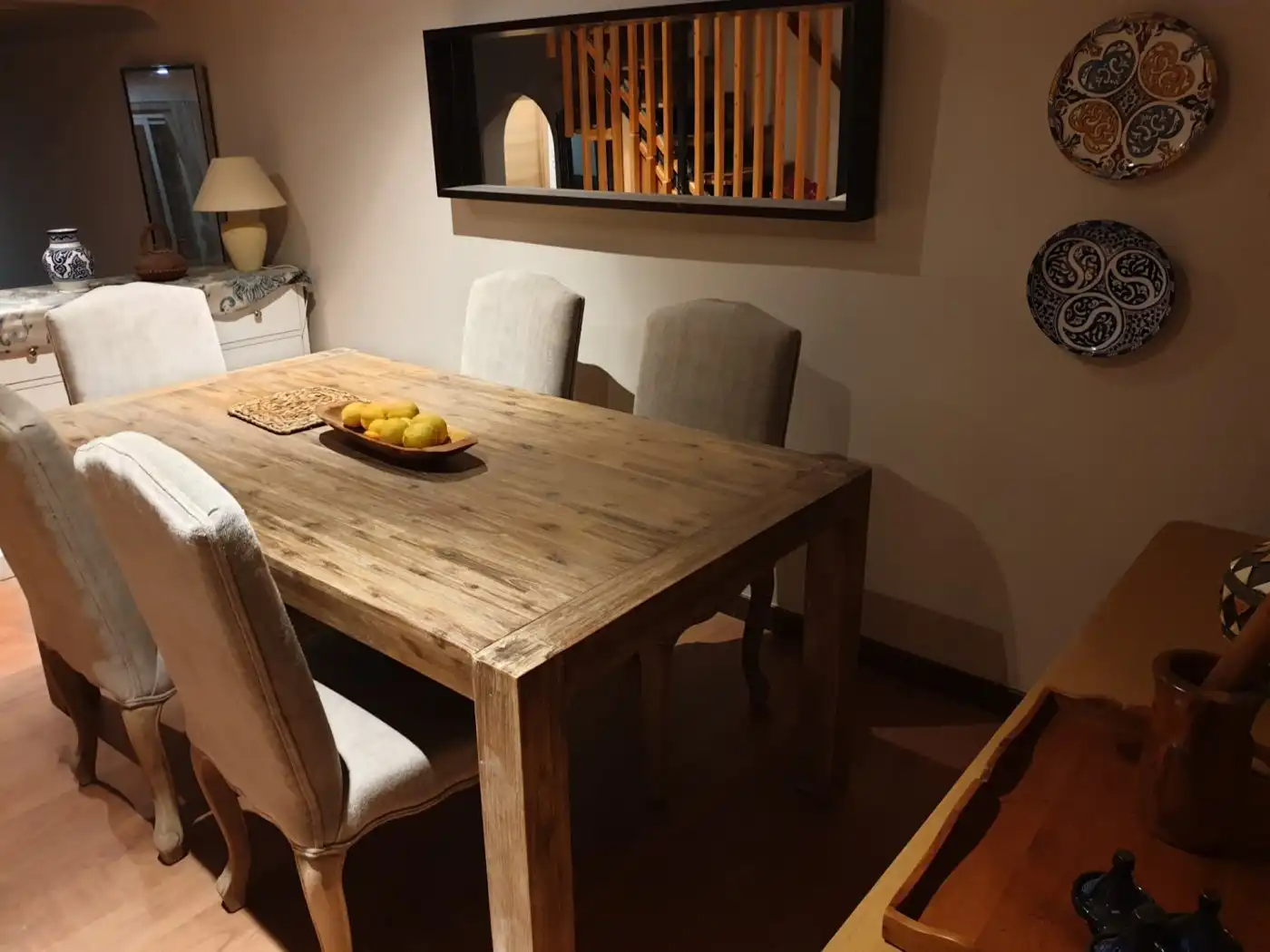 Dining room of Houses for sale in Calpe / Calp  with Air Conditioner, Heating and Private garden