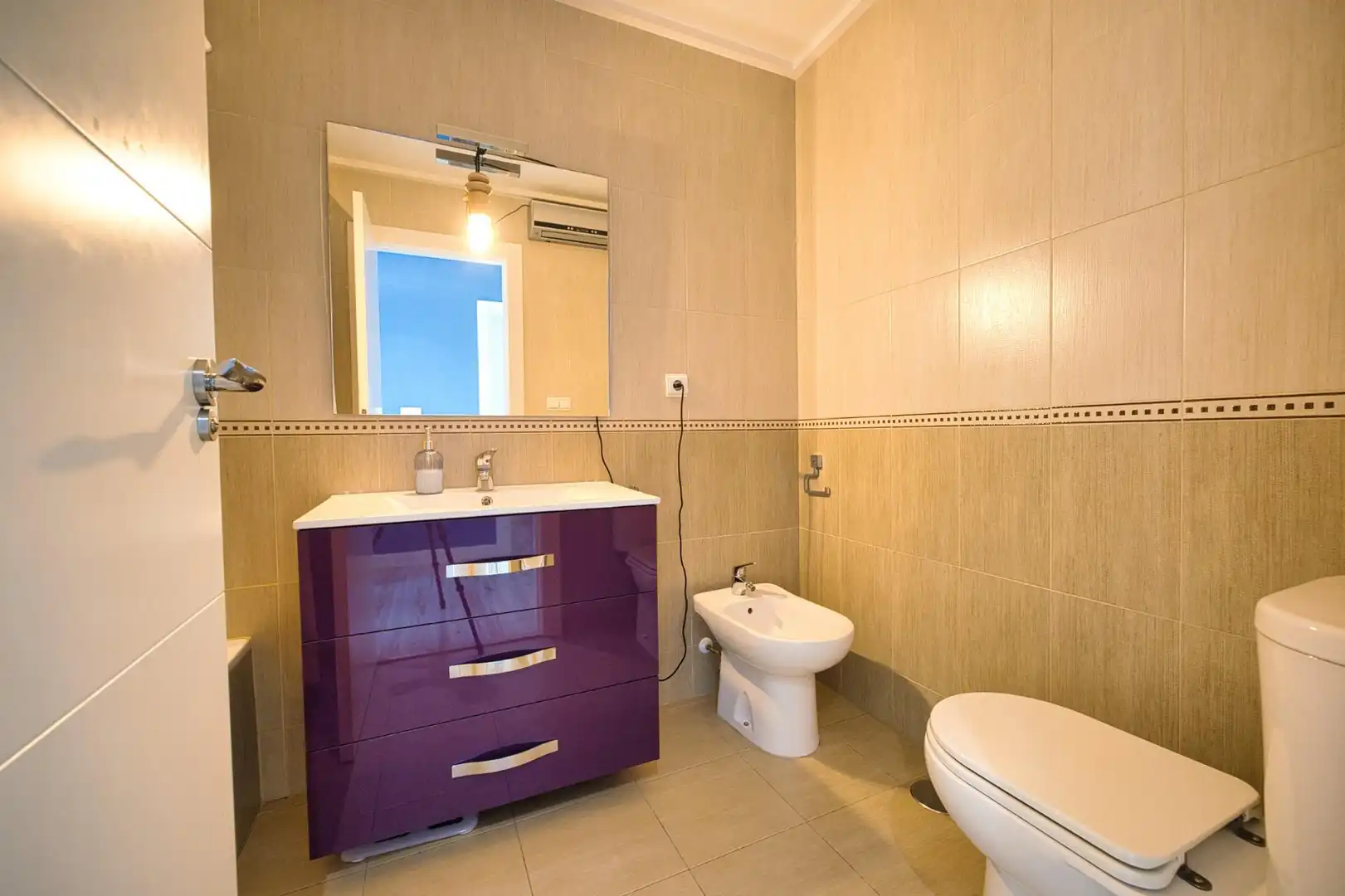 Badezimmer von Wohnung zum Verkauf in Monforte del Cid mit Klimaanlage, Abstellraum und Möbliert