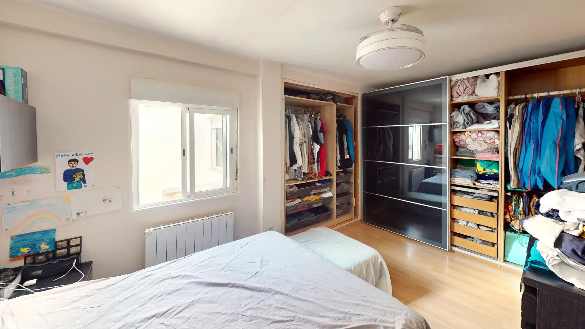 Schlafzimmer von Wohnung zum Verkauf in Alicante / Alacant mit Klimaanlage, Heizung und Parkett