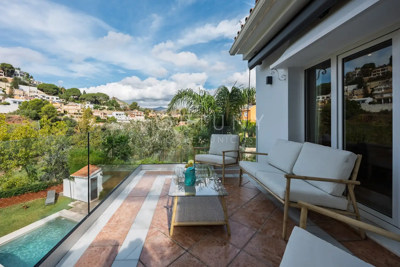 Terraza de Casa o chalet en venta en Málaga con Aire acondicionado, Calefacción y Jardín privado